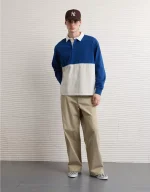 AE Color Block Rugby Shirt
