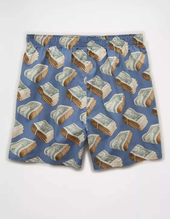 AEO Men's Dollar Bills Stretch Boxer Short - Image 4