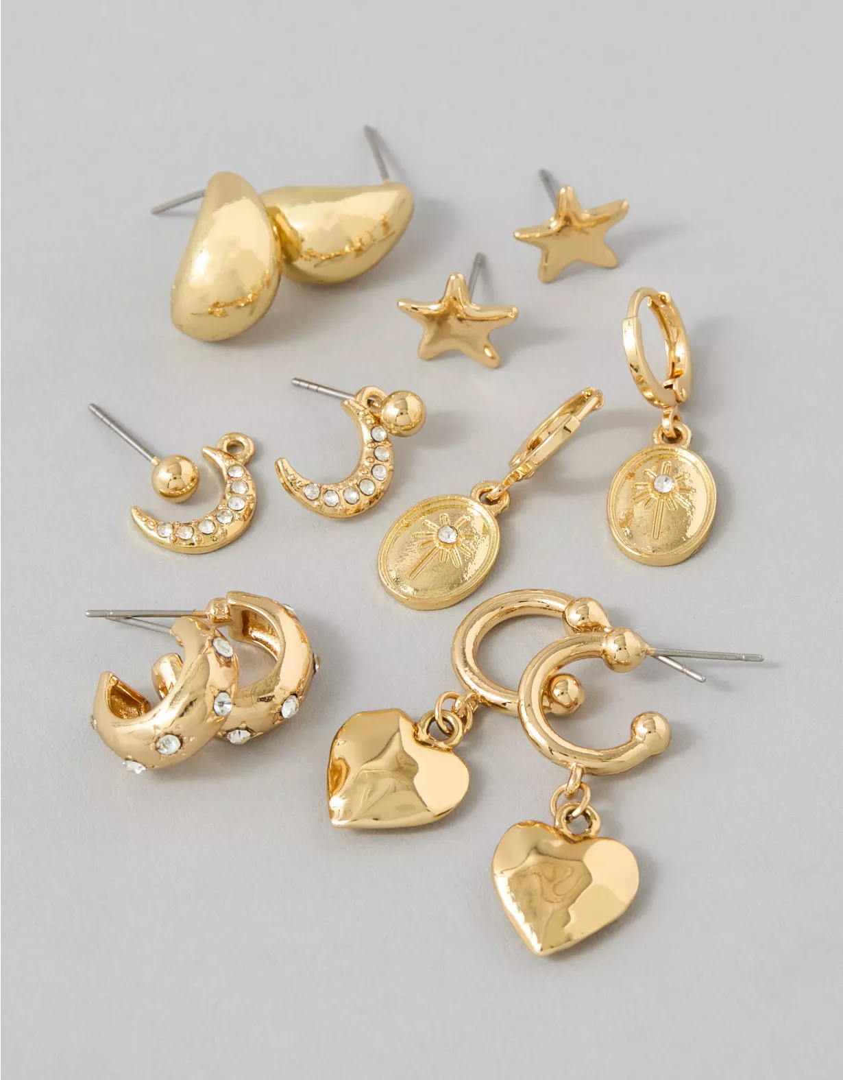AE Star & Heart Earrings 6-Pack - Image 2