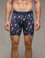 AEO Men's Snoopy Christmas 6" Flex Boxer Brief