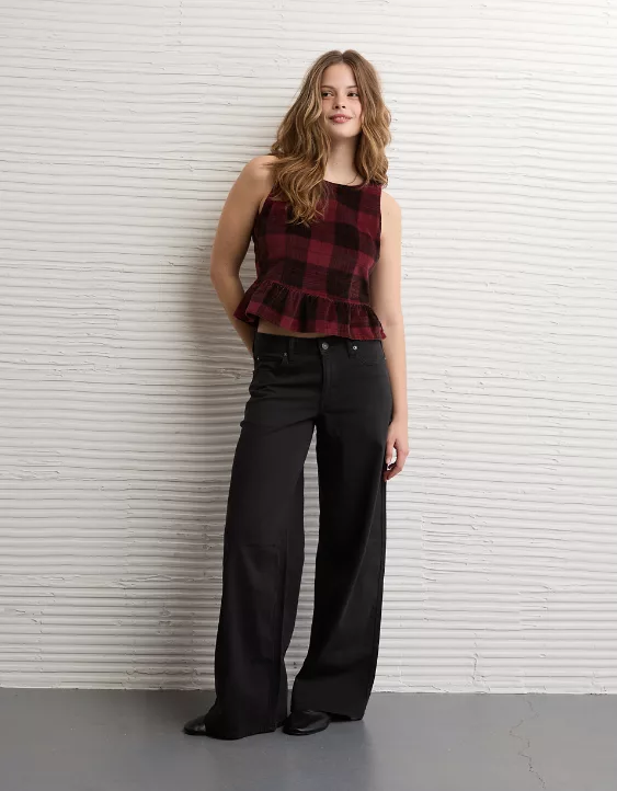 AE Back Bow Peplum Tank Top - Image 5