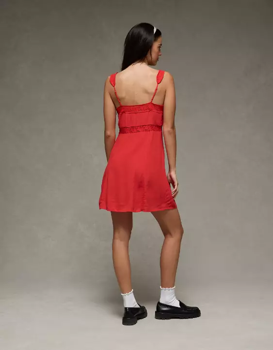 AE Lace Slip Mini Dress - Image 2