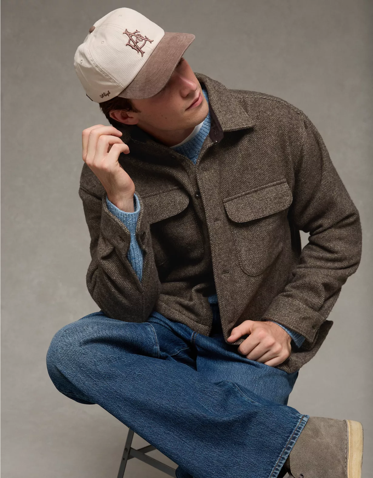 AE Textured Overshirt