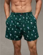 AEO Peanuts Flannel Pocket Boxer Short