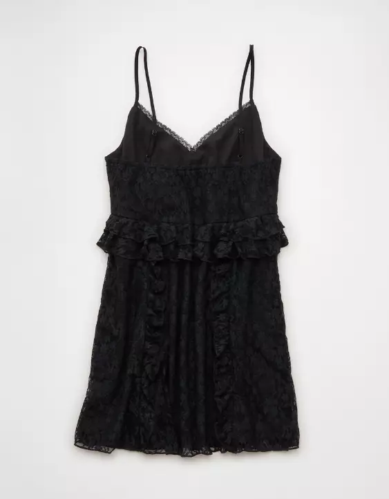 AE Ruffle Lace Mini Dress - Image 4