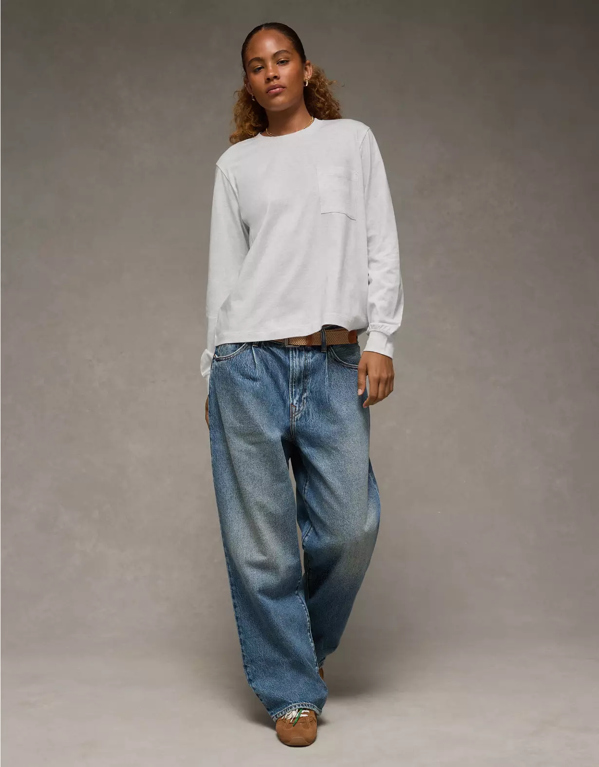 AE Everyday Luxe Long Sleeve T-Shirt