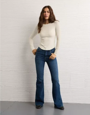 AE Long Sleeve Rhinestone T-Shirt