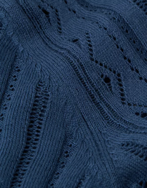 AE Henley Pointelle Sweater T-Shirt - Image 6