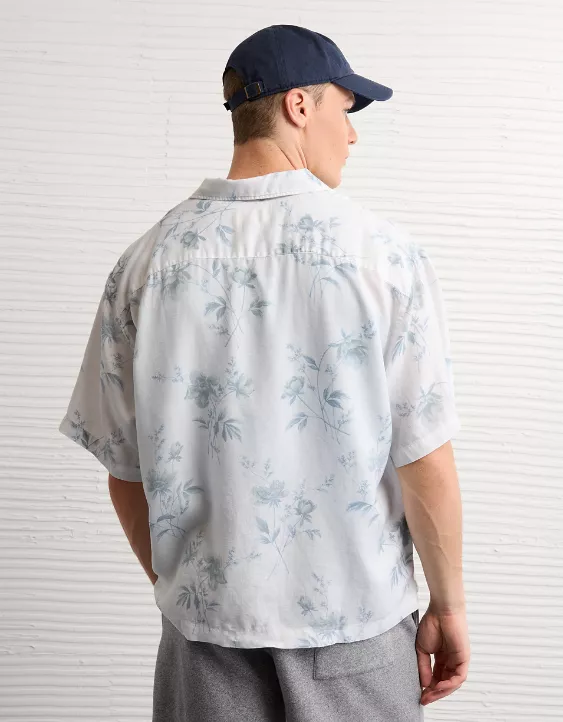 AE Poolside Floral Button-Up Shirt - Image 2