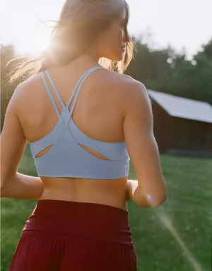 OFFLINE By Aerie Real Me Hold Up! Layered Sports Bra