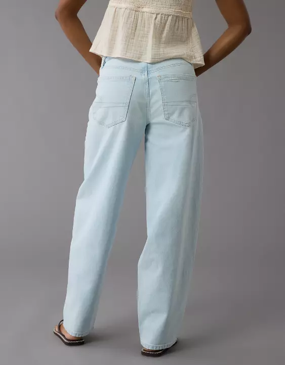 AE Strigid Low-Rise Baggy Barrel Jean - Image 2