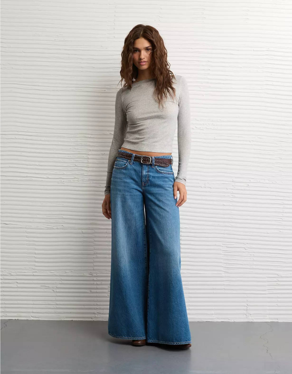 AE Long Sleeve Boatneck Baby Tee