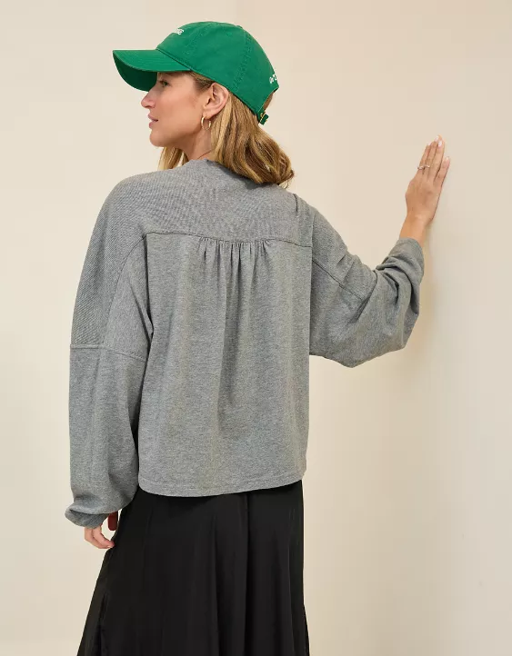 Aerie Cozy Mock-Neck T-Shirt - Image 2