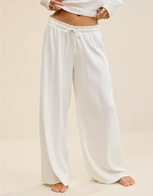 Aerie Off-Duty Pointelle Trouser PJ
