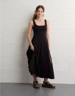 AE Scoop Neck Midi Dress