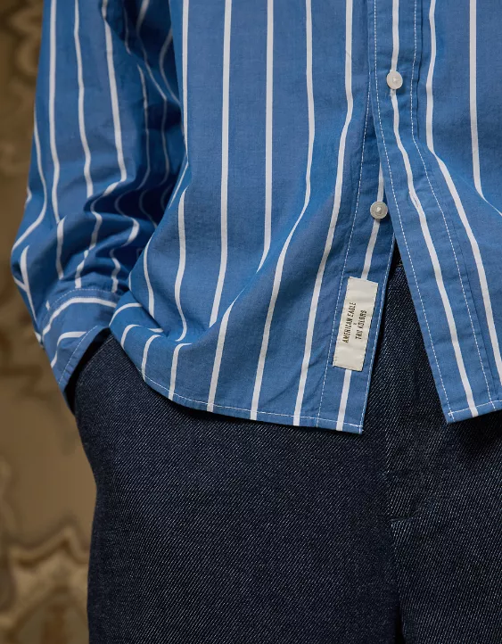 AE x Tru Kolors Poplin Striped Shirt - Image 7