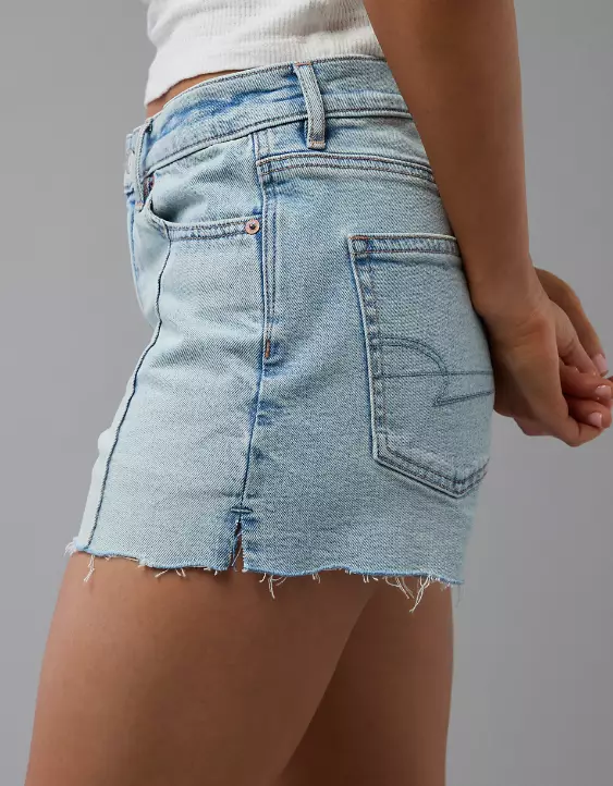 AE Strigid Super High-Waisted Relaxed Denim Short - Image 5