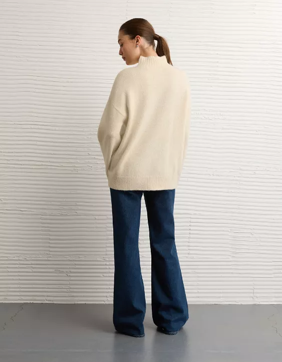 AE Oversized Mock Neck Sweater - Image 2