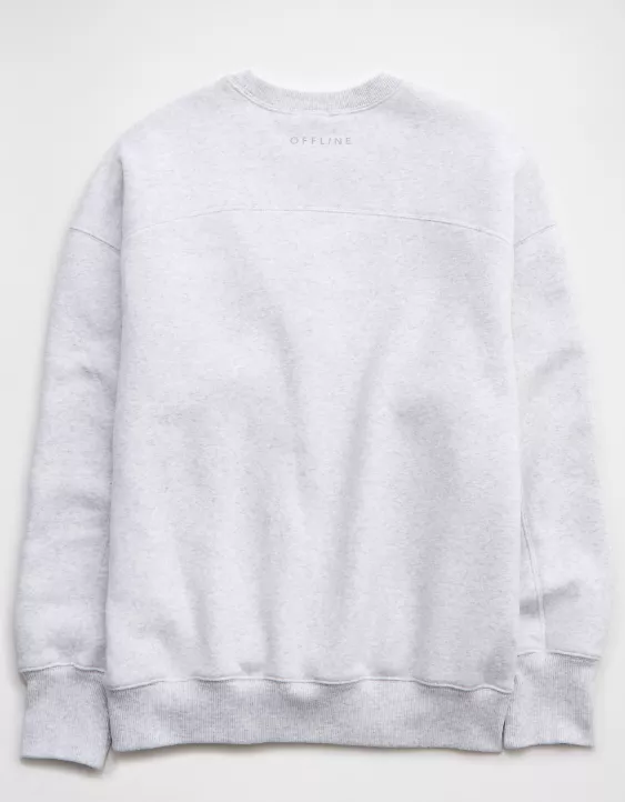 OFFLINE By Aerie Cloud Fleece Oversized Crewneck Sweatshirt - Image 8