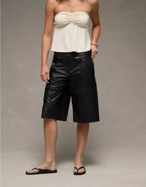 AE 15" Vegan Leather Short