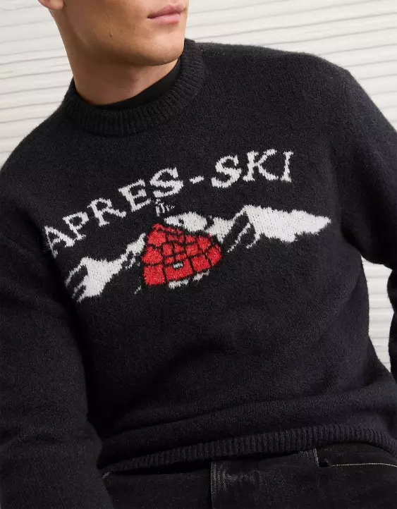 AE Cozy Cabin Snoopy Sweater - Image 6