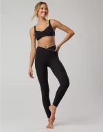 OFFLINE By Aerie Real Me XTRA Ribbed Picot Trim Crossover Legging