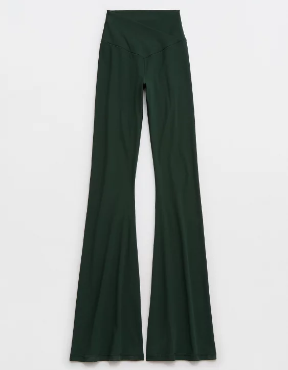 OFFLINE By Aerie Real Me High Waisted Crossover Flare Legging - Image 3